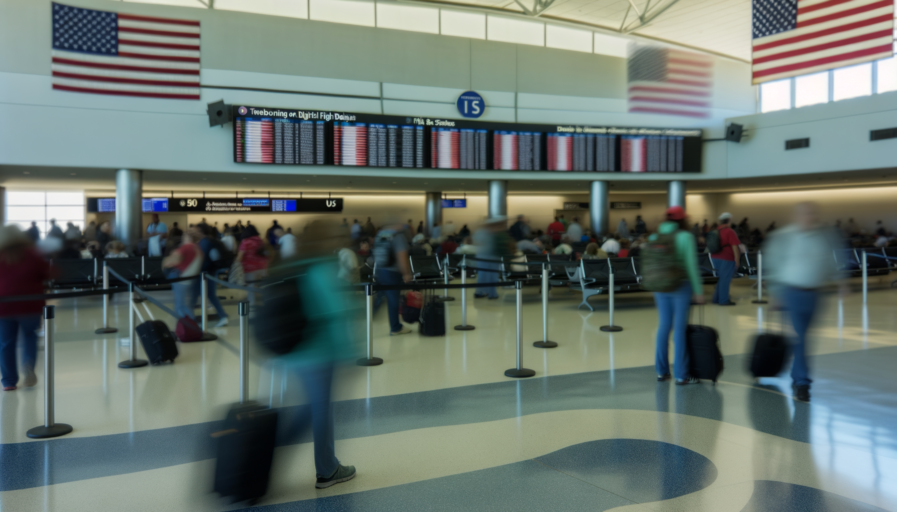 Politisk dødvande skaber forsinkelser i USA’s lufthavne