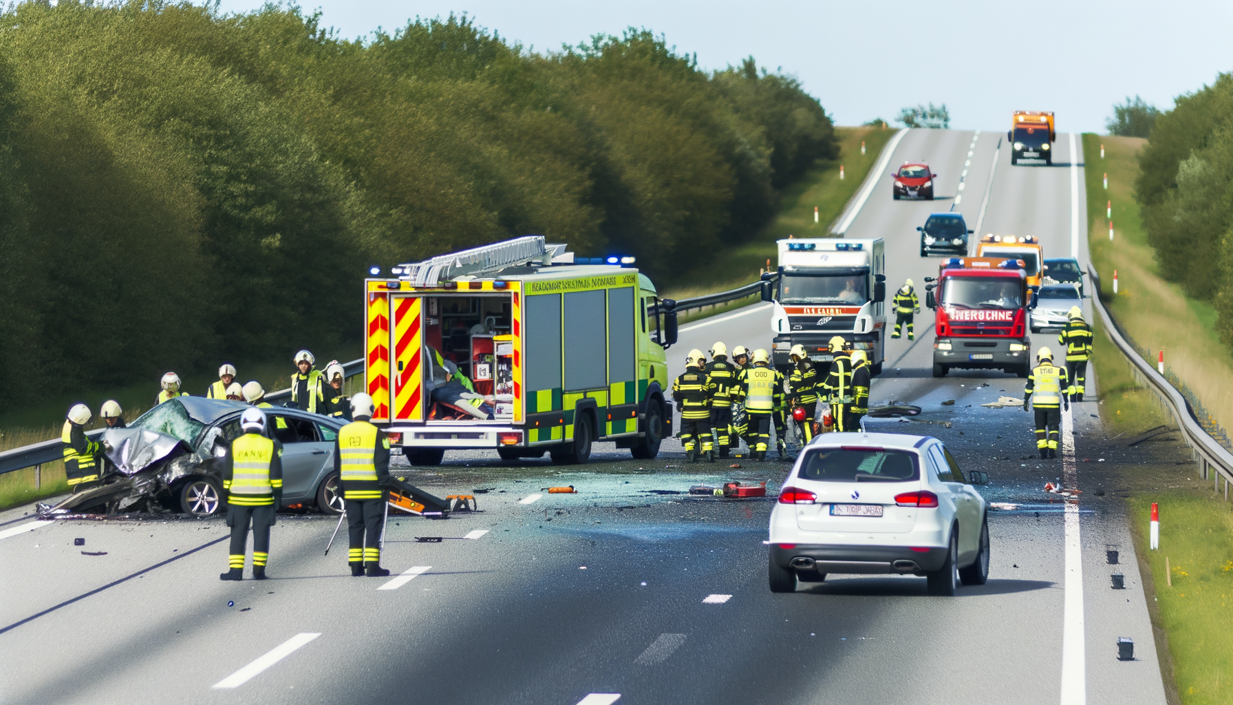 Sådan håndteres trafikulykker på motorvejen effektivt
