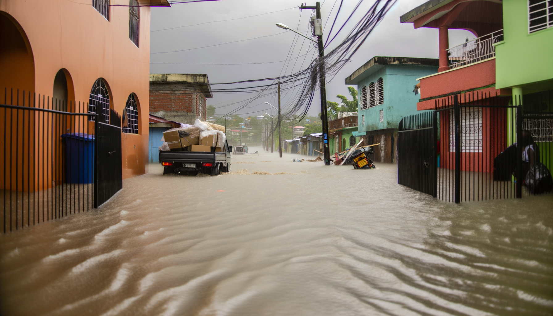 Historisk orkan rammer Jamaica med massive oversvømmelser